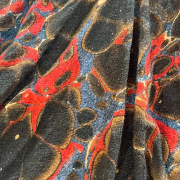 Isabel Marant Marble-Print Linen & Silk Jersey Dress - Size XS / US 2 / FR 36 - Picture 2 of 11